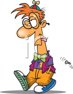 235x300 Dazed Nerdy Man Clip Art Image