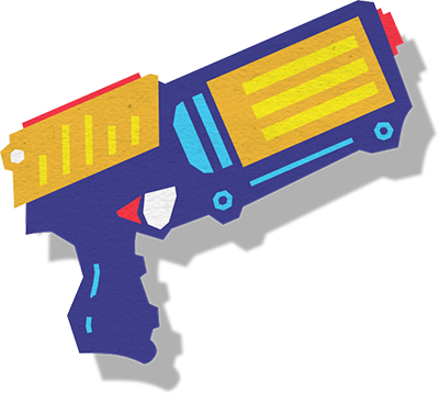 400x359 Nerf Gun Clip Art Inderecami Drawing