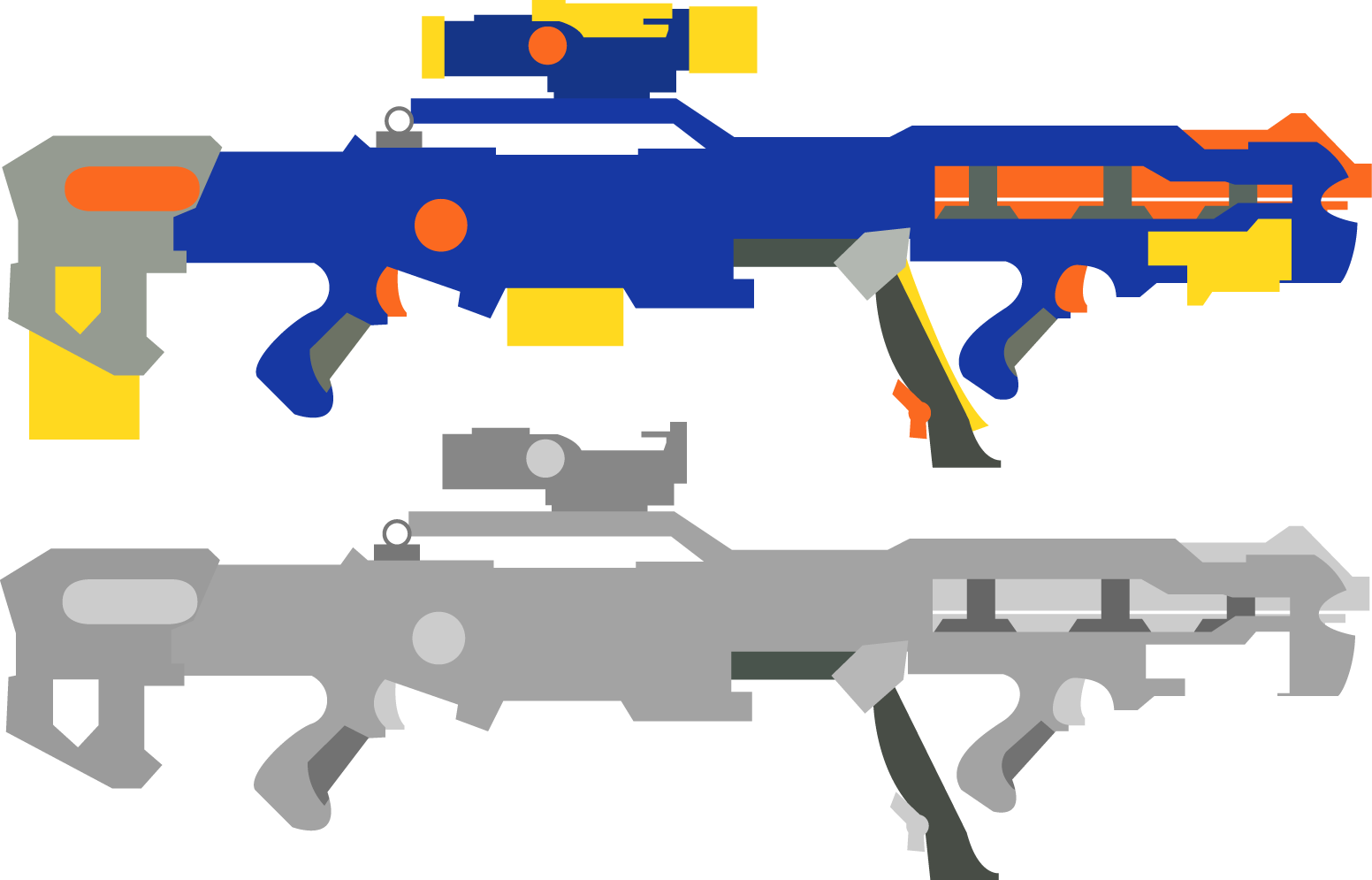 1552x995 Nerf Gun Clipart
