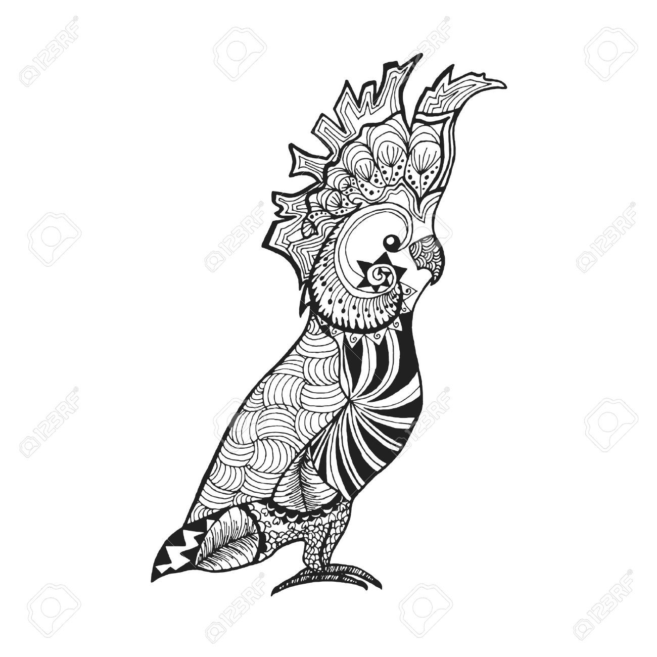 1300x1300 Bird Images Clip Art Black And White