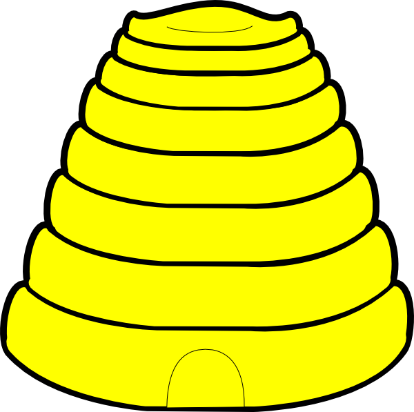 600x597 Beehive Clip Art