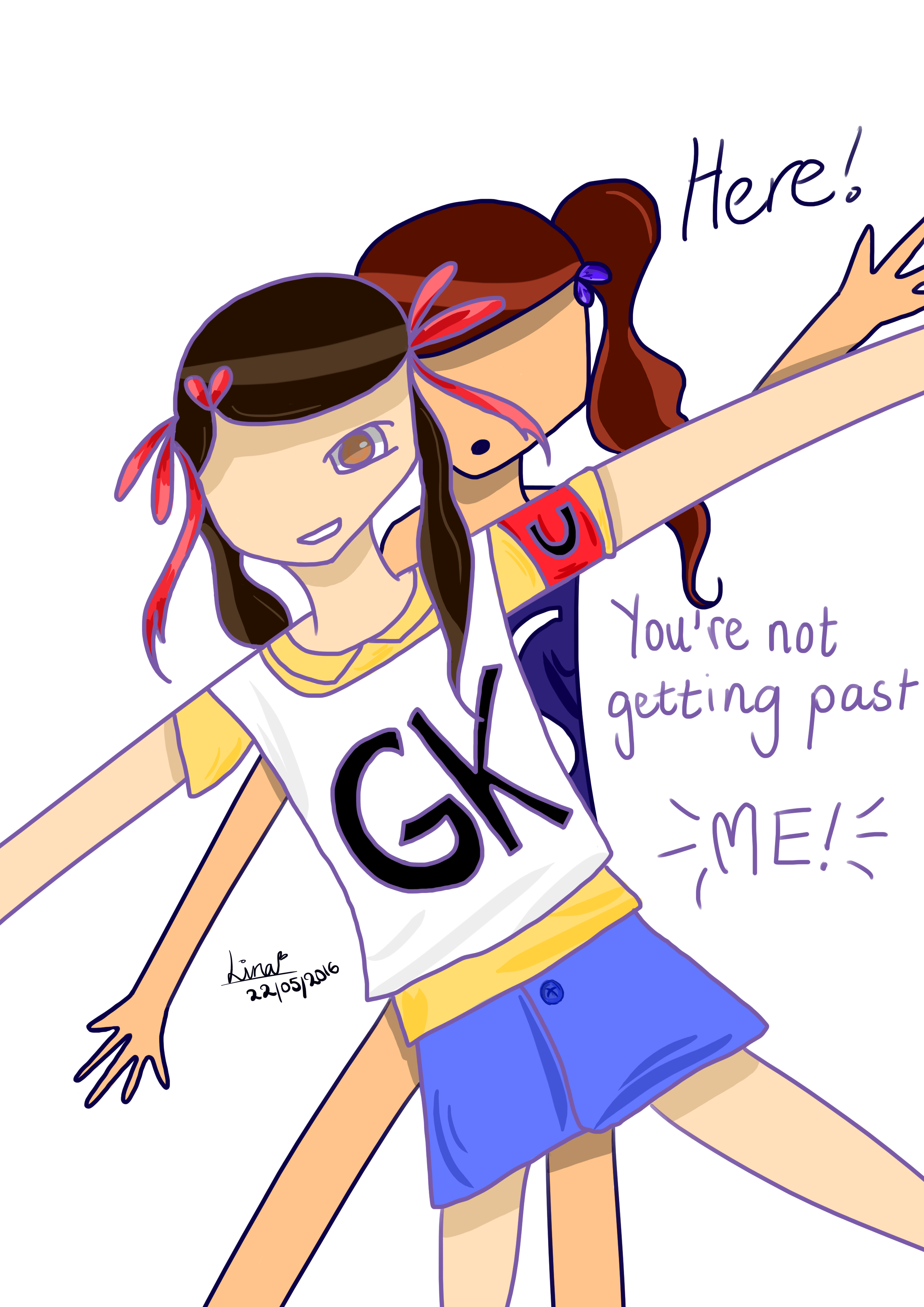 2480x3508 Netball Defense By Owlshadow12