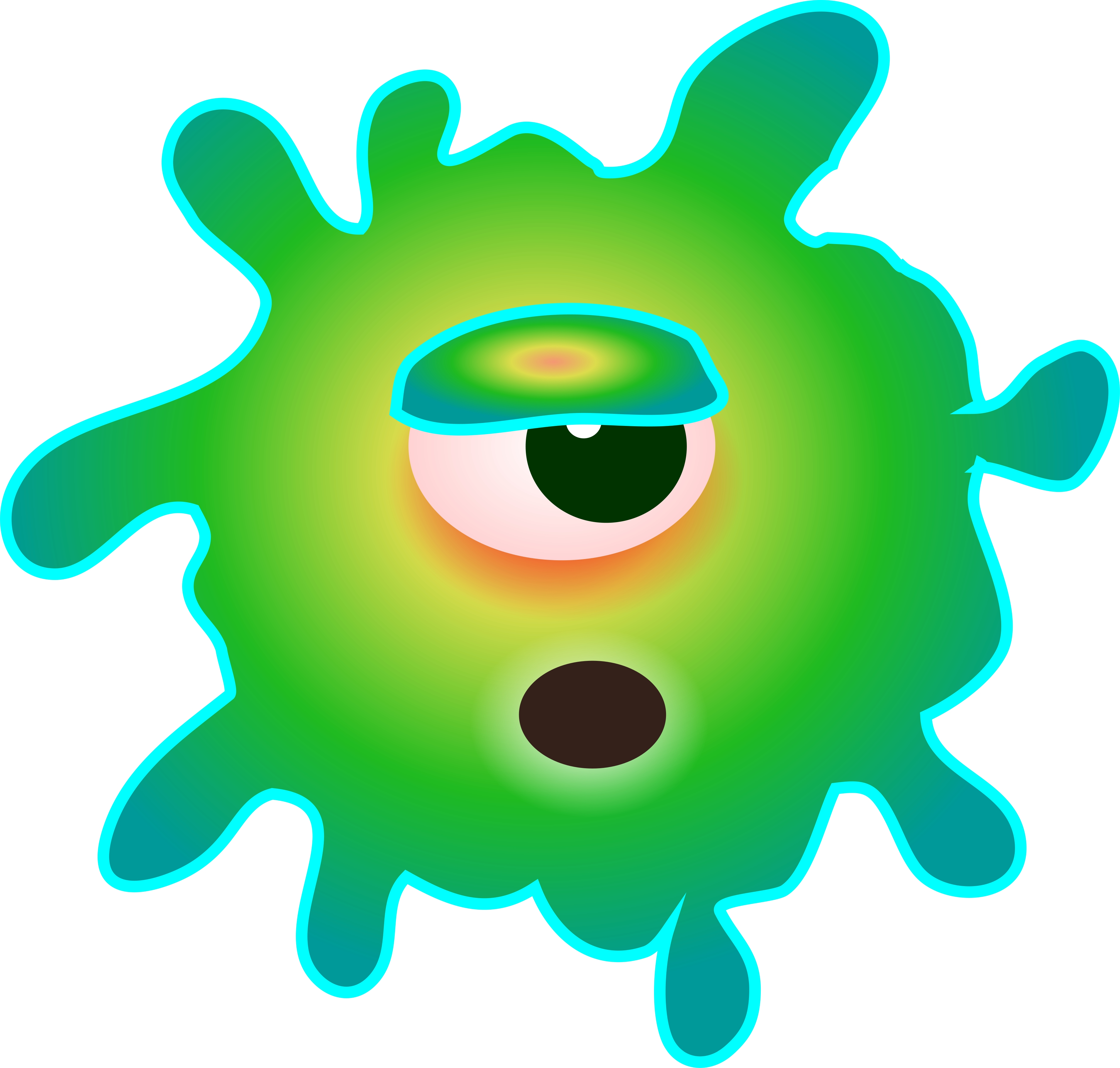 3819x3641 Bacteria Clipart Computer Virus 2355875
