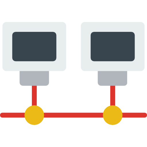512x512 Networking Network Flat Icon
