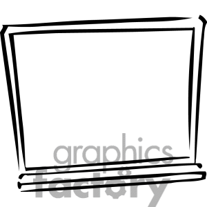 300x300 Blackboard Clipart Outline