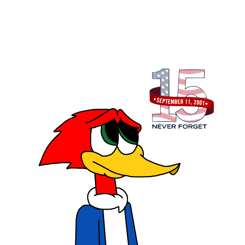 1024x1024 Woody Woodpecker Remembering 911 By Marcospower1996