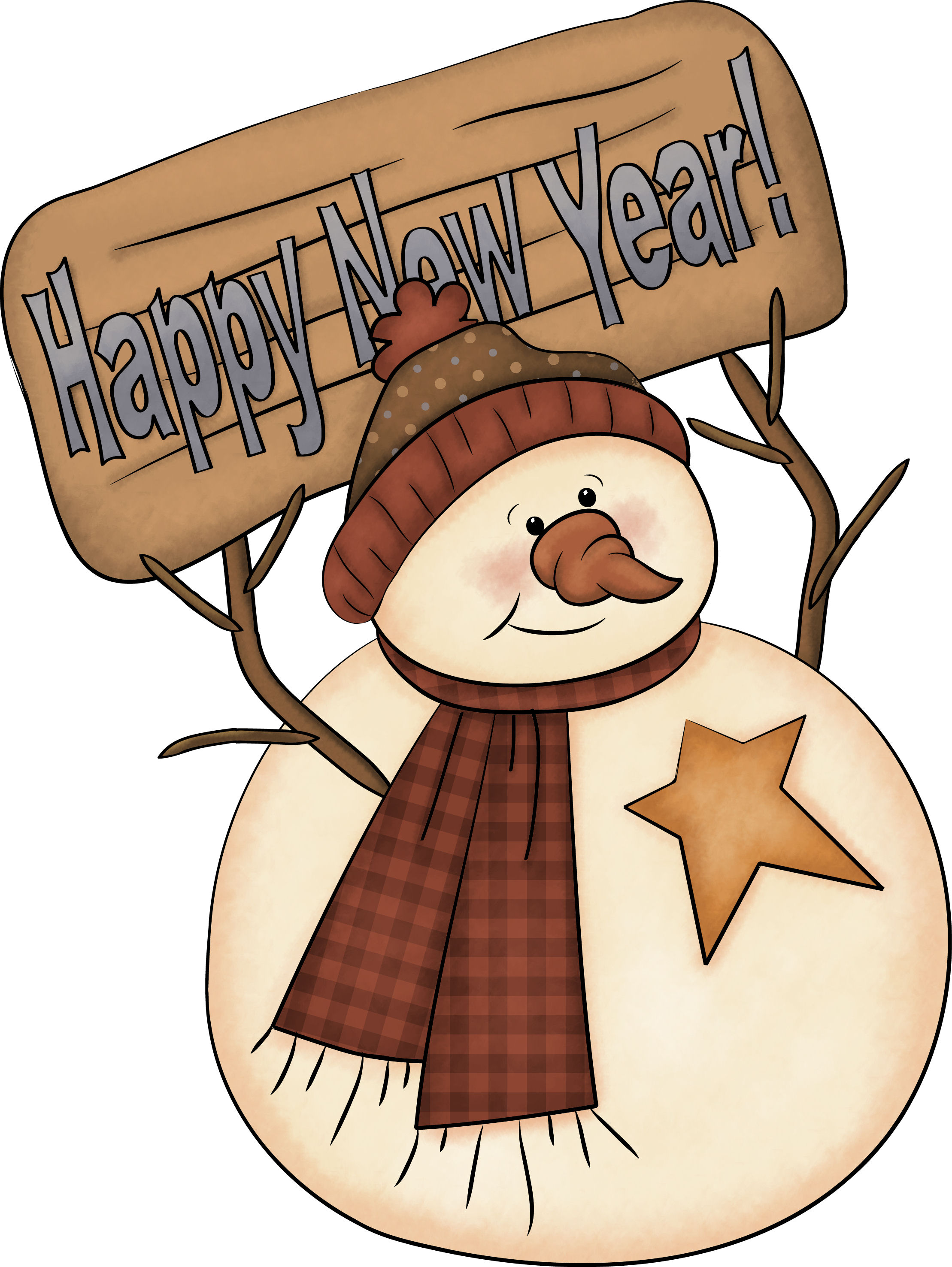 2218x2953 Snowman Clipart New Year