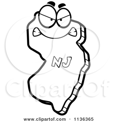 450x470 New Jersey Clip Art