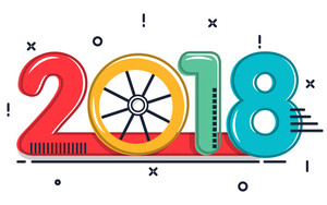 300x188 Happy New Year Celebration Background Royalty Free Stock Image