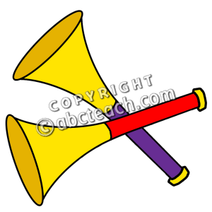 300x300 New Year Clipart Horn