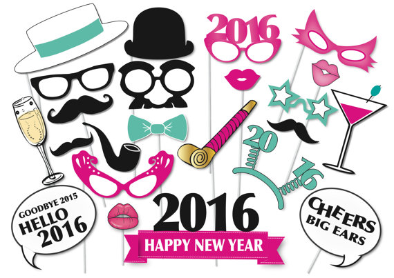 570x403 2016 New Years Eve Photo Booth Props Glitter