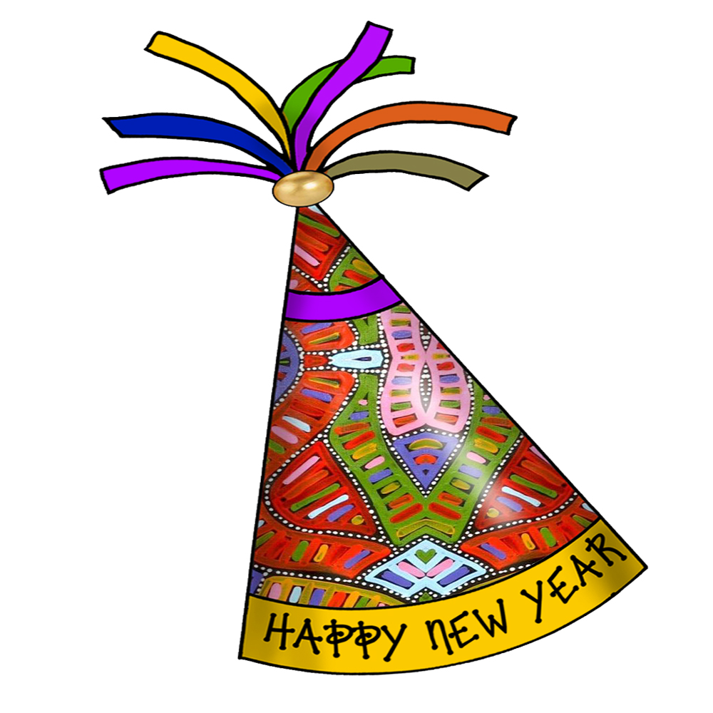 1000x1000 Party Hat New Year Clip Art Merry Christmas Amp Happy New Year