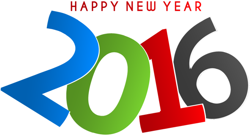 800x440 Multicolor New Year 2016 Text Design 1designshop