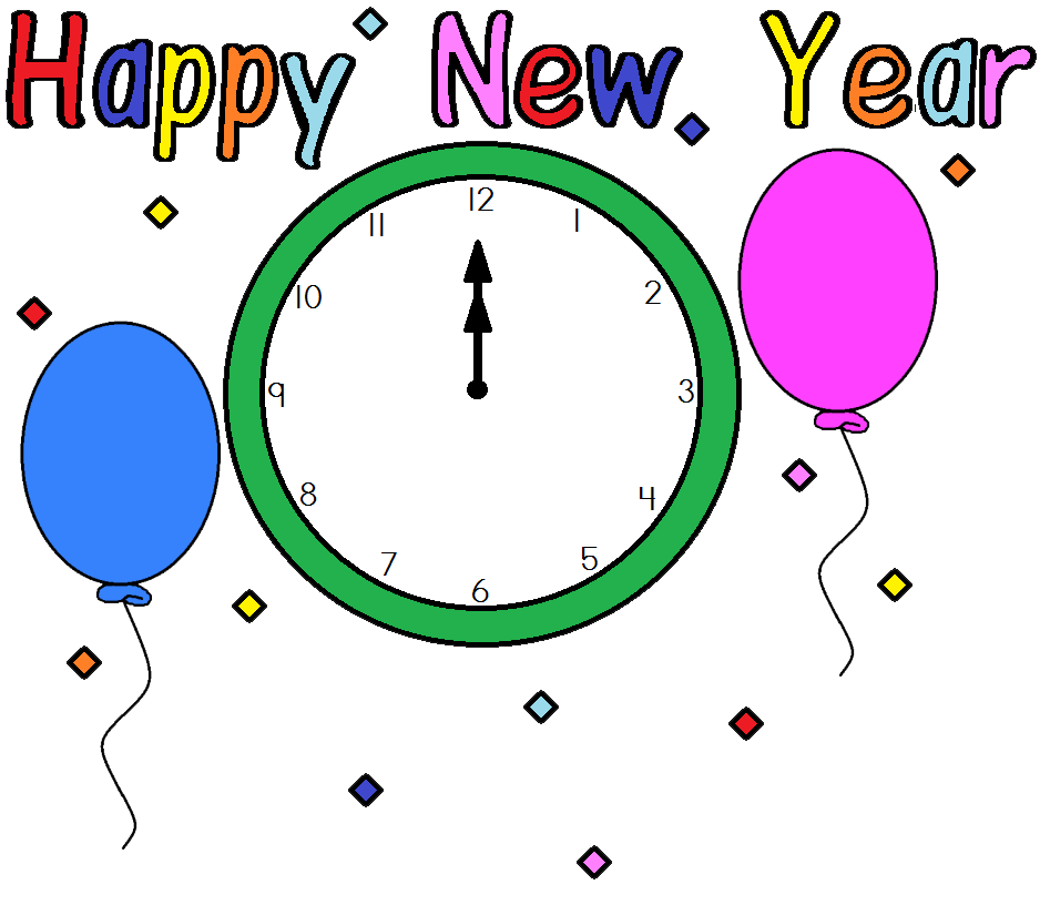 947x816 New Year Holiday Clip Art