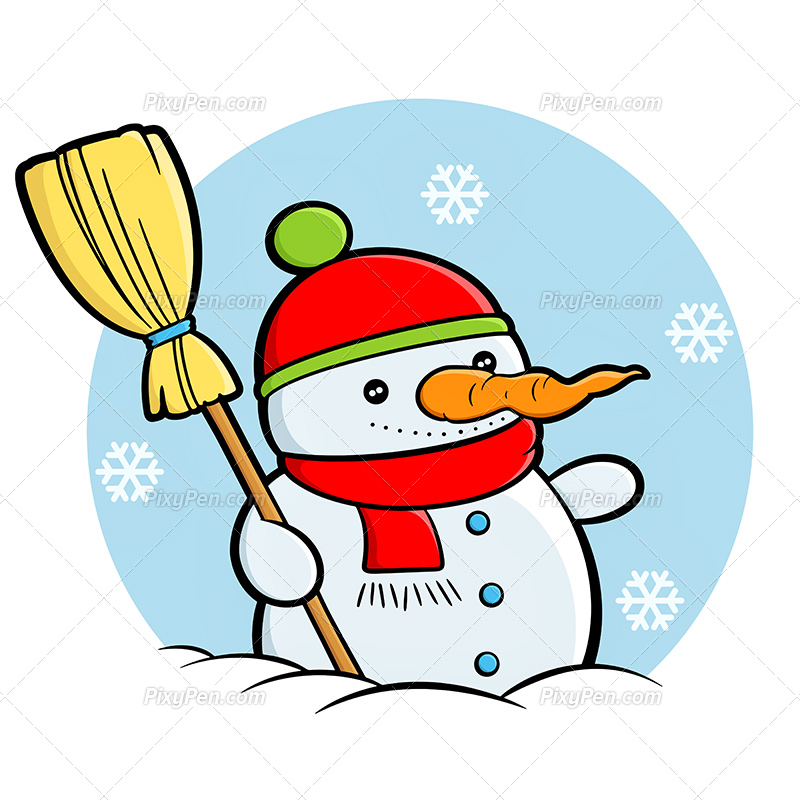 800x800 New Year Clipart Snowman