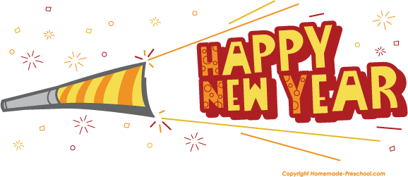 578x251 New Year Clipart Horn