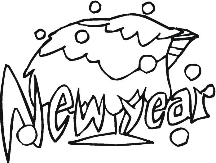 697x525 Coloring Pages Happy New Year 2011 Coloring Pages