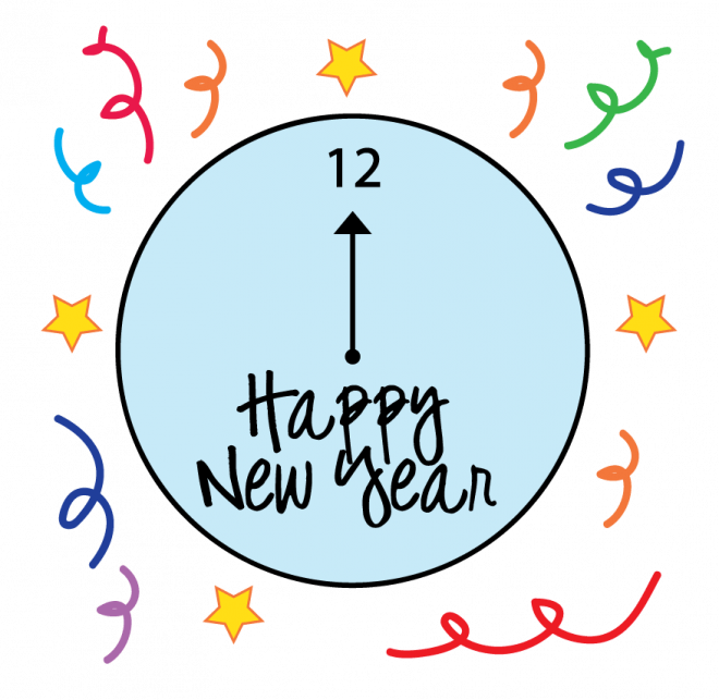 660x643 Happy New Year Coloring Pages 2018