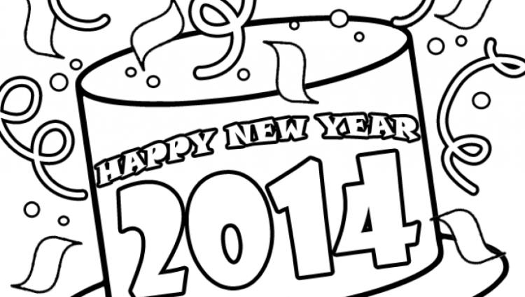 750x425 Happy New Year Colouring] New Year Coloring Pages 7 Coloring Kids