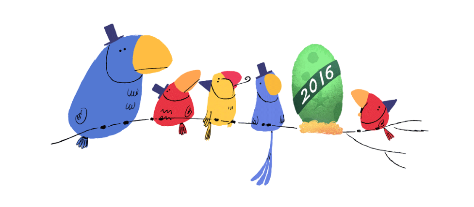 977x428 New Google Doodle Marks New Year's Eve Time