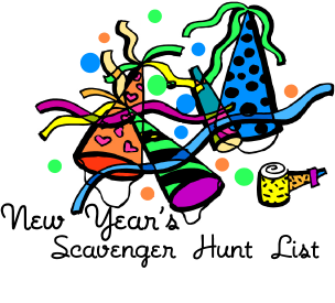 304x275 New Year's Scavenger Hunt List Fun And Free To Print Out! 20 Fun