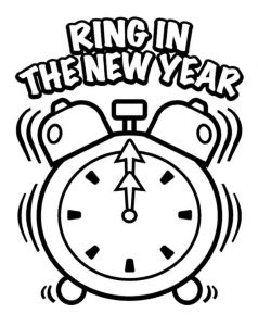 238x300 Happy New Year 2017 Coloring Pages Happy Greeting Images
