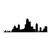 170x170 Clipart Of New York City Skyline Black And White Circle