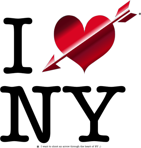477x500 I Love New York Public Domain Vectors