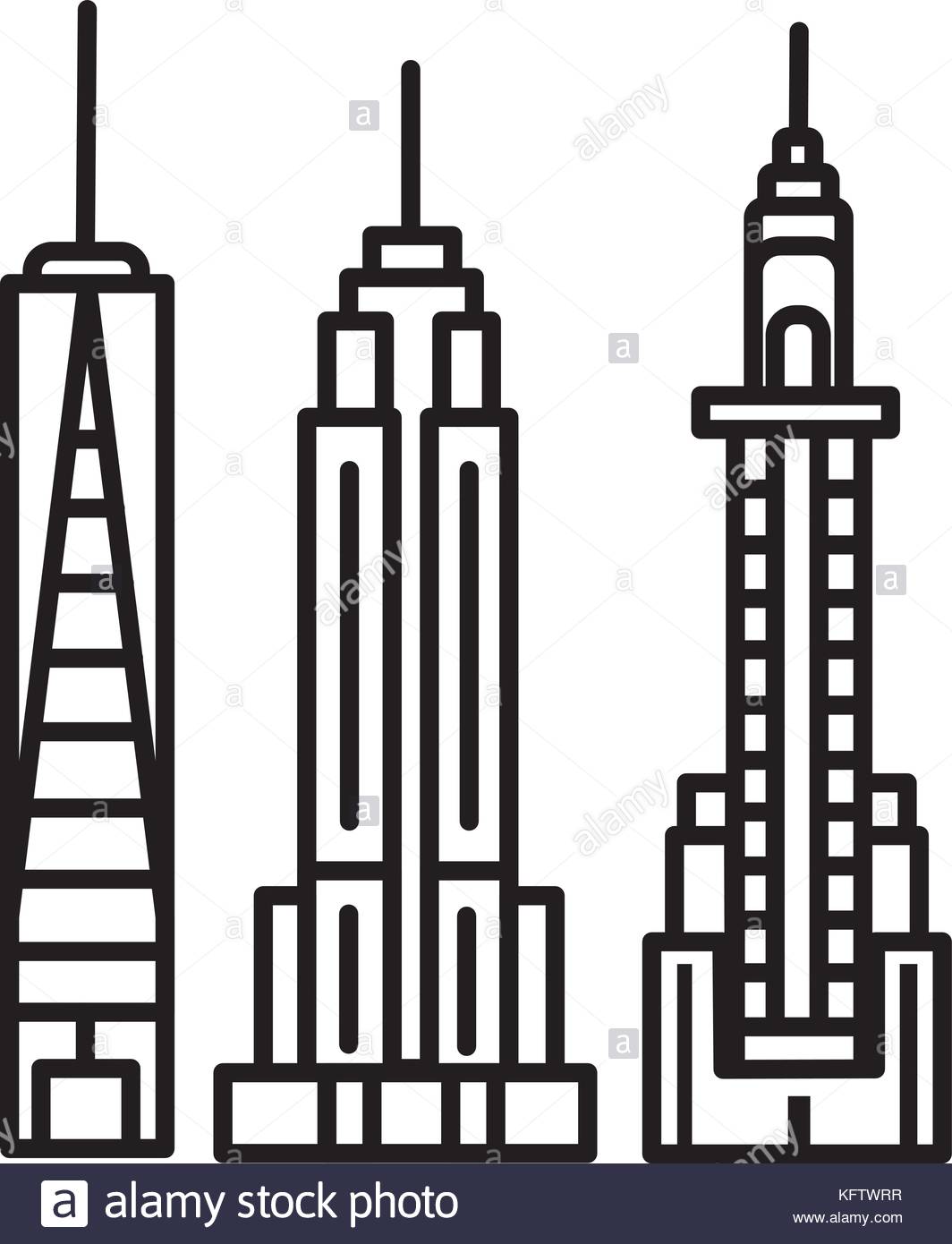 1064x1390 New York City Skyline Illustration Stock Photos Amp New York City