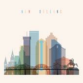170x170 Clipart Of New Orleans City Skyline Silhouette K15016340