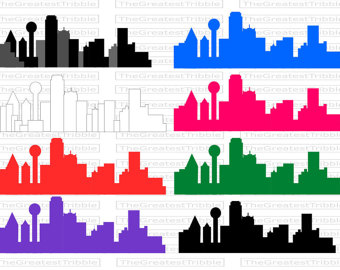 340x270 Skyline Silhouette Etsy