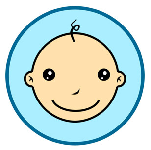 308x306 Newborn Baby Clipart