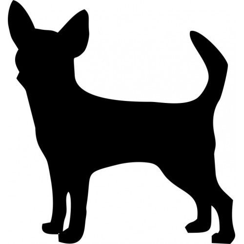 500x500 53 Best Dog Silhouette Images Patterns, Diy