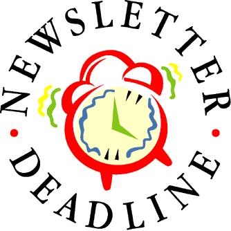 334x334 Newsletter Deadline Day Pioneer Lake Lutheran Church