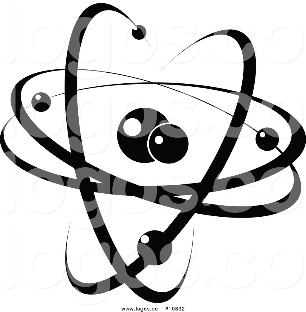 1024x1044 Royalty Free Clip Art Vector Black And White Atom Logo By Vector