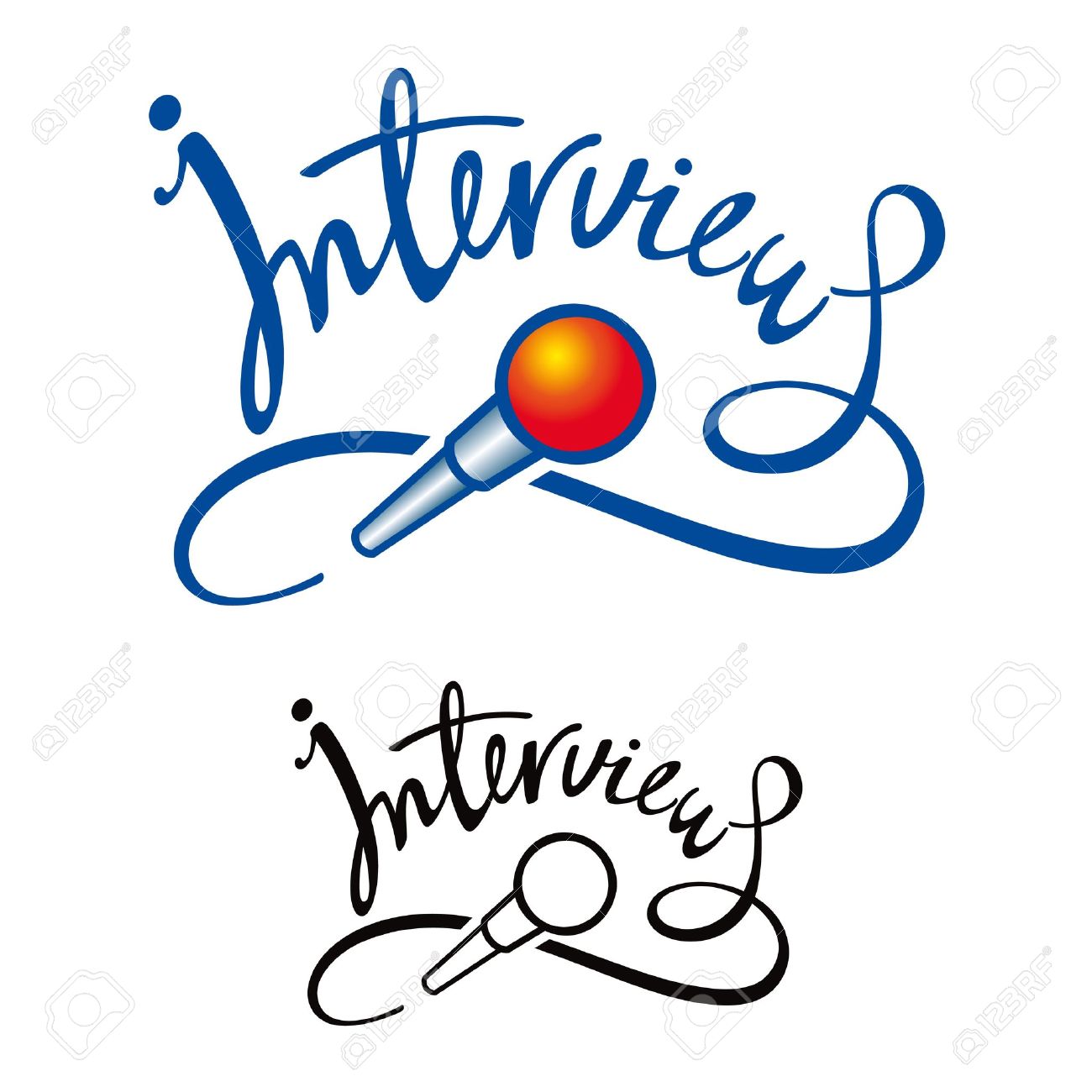 1300x1300 Microphone Clipart Reporter Interview