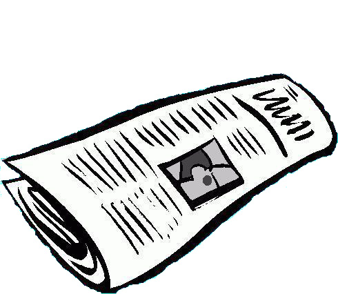 490x426 Newspaper Clipart