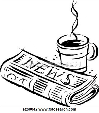 322x370 Coffee Clipart Newspaper