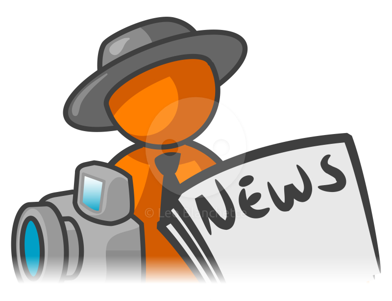 800x613 Journalist Clipart