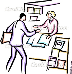 292x300 Man Buying Newspaper From Vector Clip Art