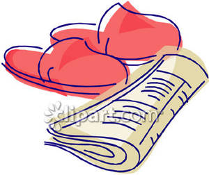 300x252 Slippers And A Newspaper