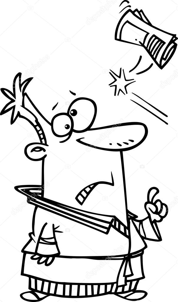 604x1024 Cartoon Newspaper Delivery Stock Vector Ronleishman