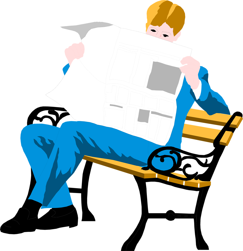958x992 Reading Bench Free Stock Photo Illustration Of Man Reading