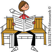 178x178 Reading Newspaper Clipart Royalty Free. 3,023 Reading Newspaper