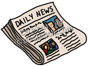 300x225 Clipart Of Newspaper