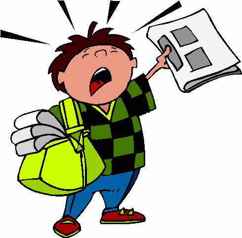 490x482 Free Clip Art Newspaper