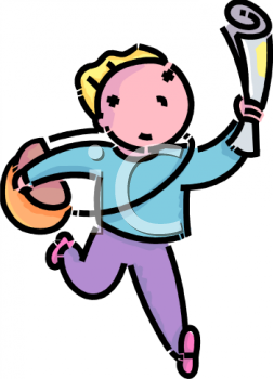 252x350 Newspaper Delivery Boy Clipart