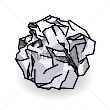 380x380 Crumpled Paper Clip Art