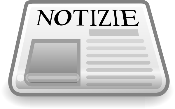 600x374 Newspaper With Italian Title Clip Art