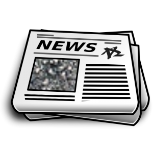 300x300 Rolled Up Newspaper Clip Art Download